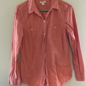 *Old Navy* collared long sleeve blouse
